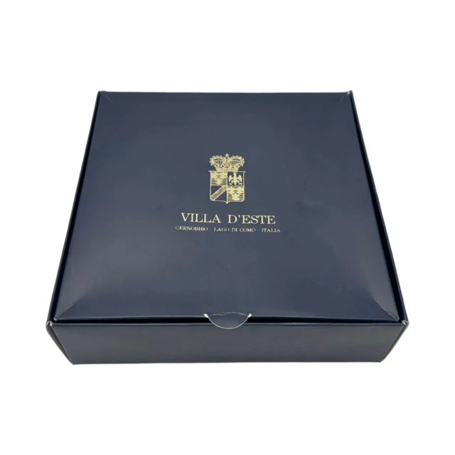 Villa d'Este Hotel Lake Como Italy Porcelain Ashtray Catchall Dish For Sale - Image 9 of 12