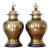 Vintage Brass Ginger Jar Lamps - a Pair For Sale