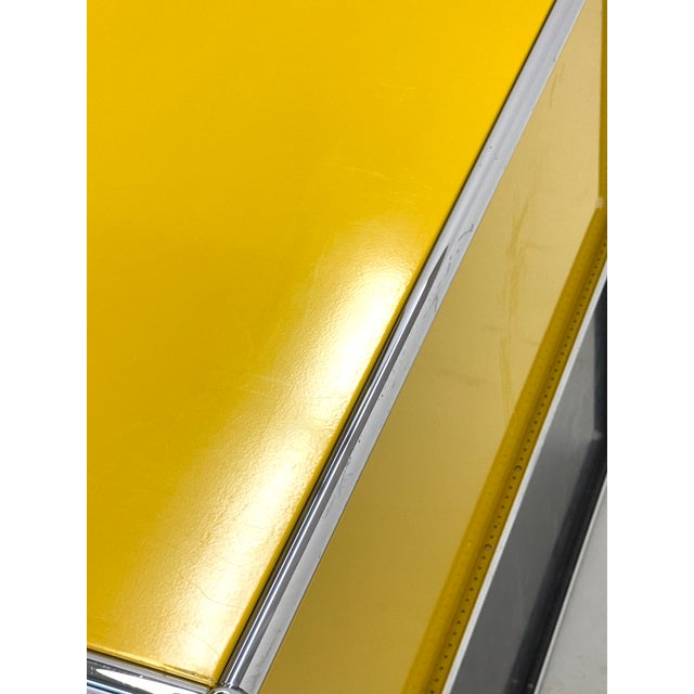Silver Yellow Cabinet from USM Haller, 1990s For Sale - Image 8 of 15