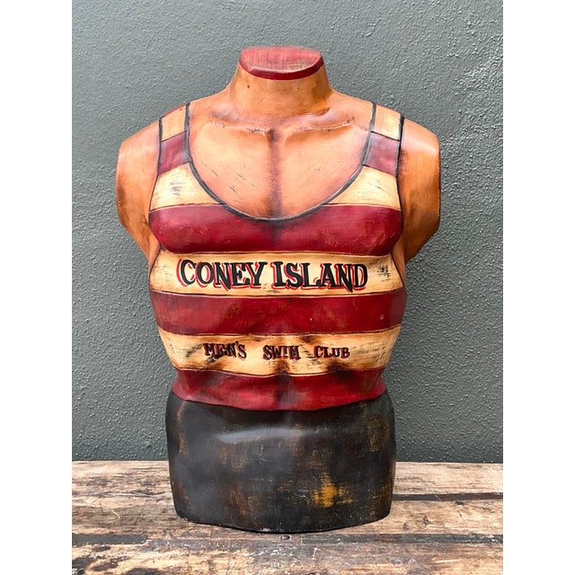 Vintage Coney Island Swim Club Mannequin For Sale - Image 10 of 12