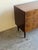 Wood Vintage Danish Rosewood Sideboard Cabinet – Mid Century Modern 2 Door Credenza on Tapered Legs For Sale - Image 7 of 10