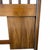 Wood Mid-Century Modern Walnut Veneer King Headboard With Chrome Trim For Sale - Image 7 of 18