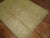 Muted Turkish Oushak one of a kind square rug in very muted brown and yellow tones. Even medium pile condition throughout...