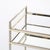 Mid-Century Modern Two-Tier Bar Cart in Antiqued Nickel Finish For Sale In New York - Image 6 of 18