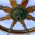 Wood Antique Wood and Brass Ship's Wheel For Sale - Image 7 of 8