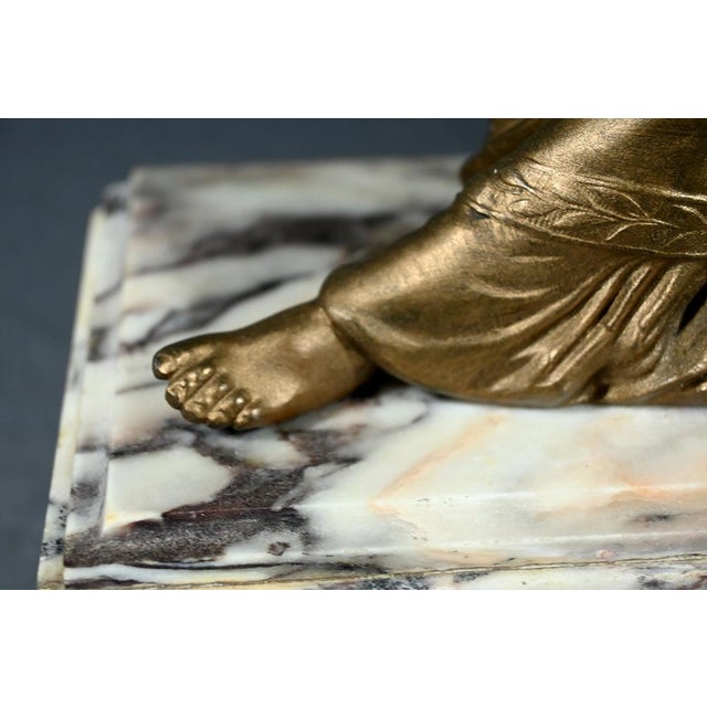 Art Deco Regulate and Marble Fireplace Trim, 1920, Set of 3 For Sale - Image 10 of 18