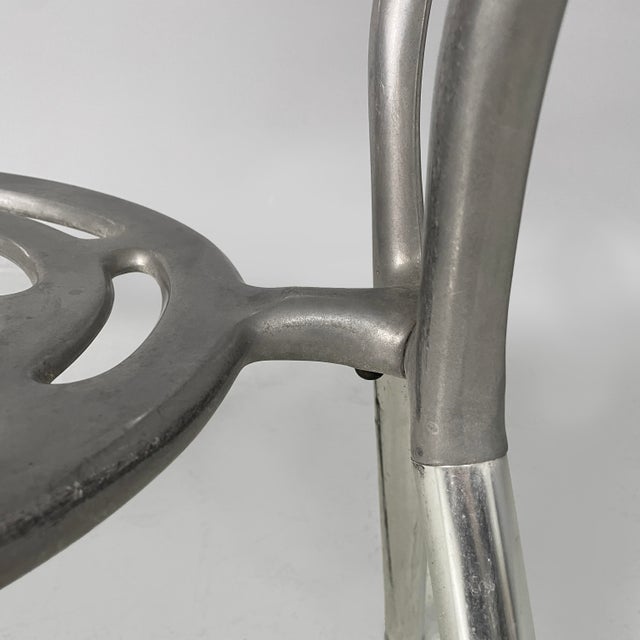 Italian Modern Boulevard Aluminium Chairs by Y Ferdinand Alexander Porsche for Ycami, 1990s, Set of 8 For Sale - Image 10 of 18