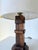 Wood Brutalist Oak Table Lamp, 1950s For Sale - Image 7 of 18