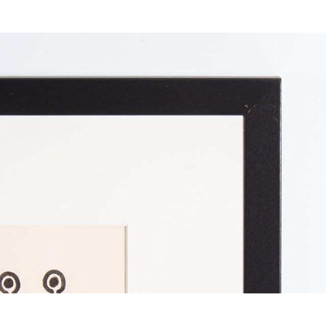 Late 20th Century Abstract Ink Drawing by William Itter For Sale - Image 5 of 8