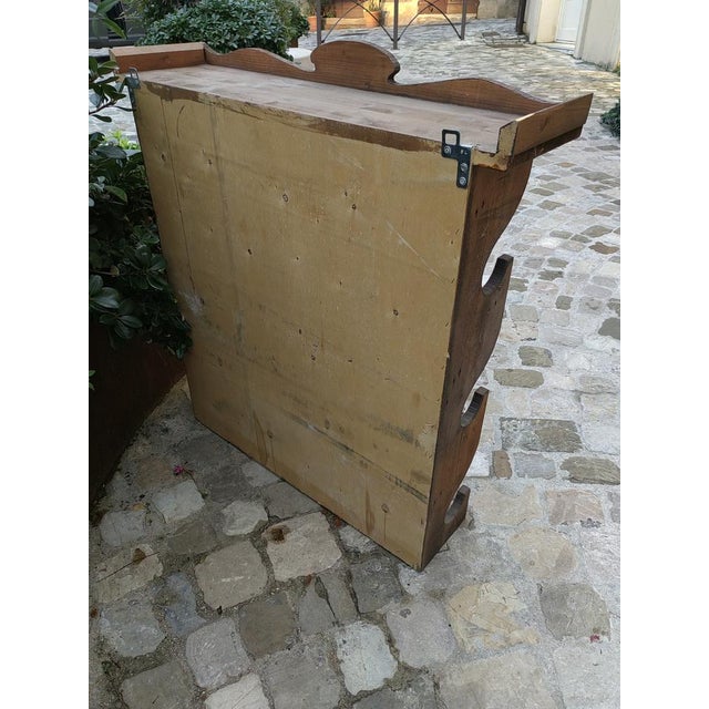 Mid-Century Modern Vintage Bottle Holders in Walnut Painted Fir, 1980s, Set of 2 For Sale - Image 3 of 15