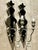 Late 20th Century Vintage Mirrored Glass Sconces - Pair For Sale - Image 5 of 12