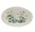 Coastal Vintage Botanical Pelargonium Relief Ceramic Platter – Hand-Painted 3d Floral Wall Plate For Sale - Image 3 of 12