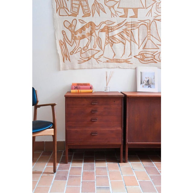 Teak Sideboard and Chest of Drawers from Ulferts Möbler, Tibro, Sweden, 1960s, Set of 2 For Sale - Image 3 of 18