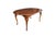 Queen Anne Broyhill Furniture Village Tapestry Queen Anne Style Dining Breakfast Table 68" For Sale - Image 3 of 18