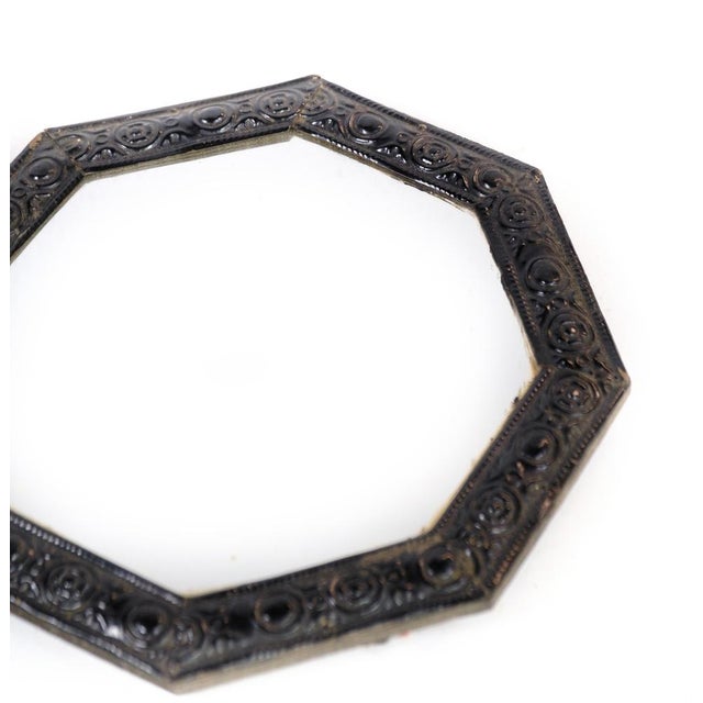 Dark Wood Mirror, 1890s For Sale - Image 4 of 7