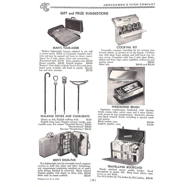 Traditional Abercrombie & Fitch Company Play Hours 1936 For Sale - Image 3 of 15