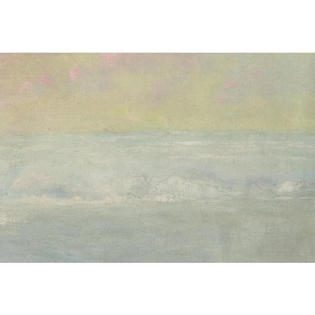 Jean Geoffroy, Beachside at Sunset, 1923, Oil on Canvas For Sale - Image 7 of 10