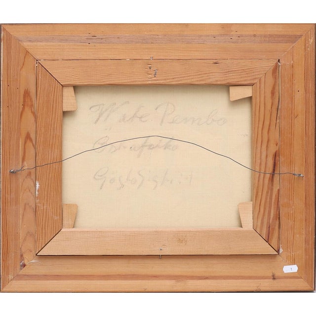 Gösta Sigfrid, City View, 1960s, Oil on Canvas, Framed For Sale - Image 14 of 18