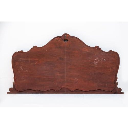 Antique Carved Gilt Mirror, 1900s For Sale - Image 6 of 9