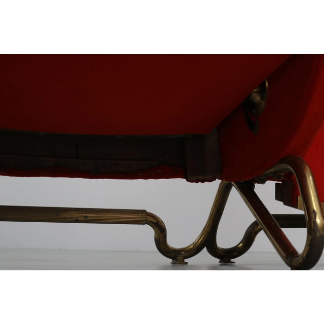 Mid-Century 2-Seater Bench by Carlo Mollino, 1950s For Sale - Image 10 of 17