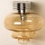 Amber Glass and Chrome Wall Light, 1970s For Sale - Image 4 of 12