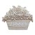 English Country Basket of Flowers Welcome Sign Plaque For Sale