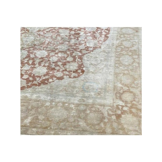 1960s Old Persian Tabriz Area Rug 6 X 9 For Sale - Image 11 of 12