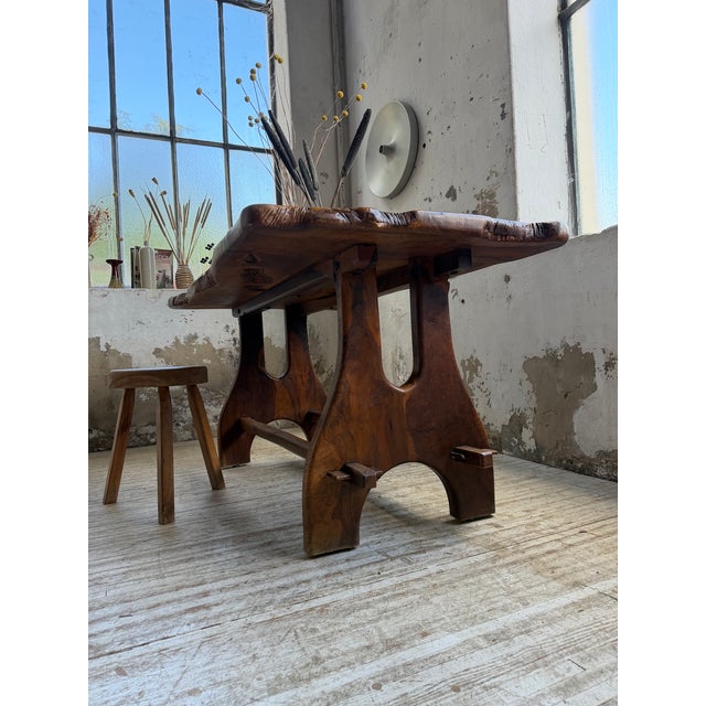 Dining Table in Olive Wood from Maison Skela, 1960 For Sale - Image 18 of 18