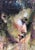 Memory by Lisa Fricker | Oil on collage on board depicting a woman's profile. For Sale - Image 4 of 4