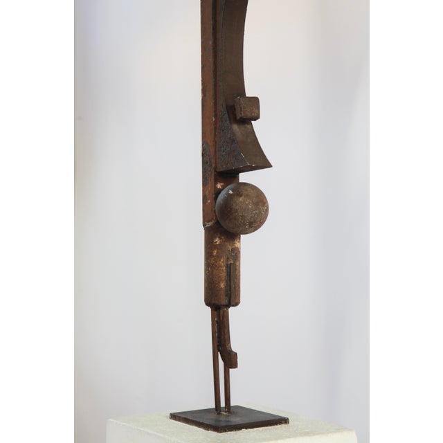 Edwin Neyer, Untitled Iron Stele, 1973, Iron For Sale - Image 12 of 17