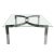 Mid-Century Modern Milo Baughman Style Vintage Chrome Flat Bar Coffee Table Base For Sale - Image 3 of 3
