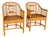 Brighton Pavilion Bamboo Chair Pair For Sale