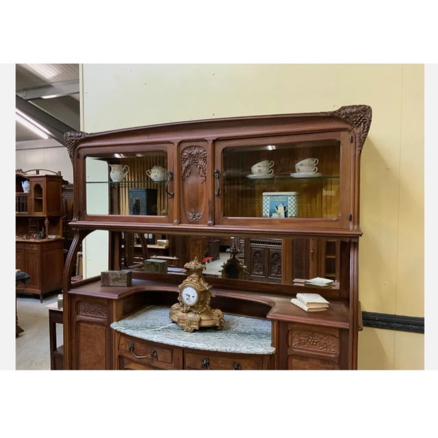 Art Neavou Antique Buffet, 1890s For Sale - Image 9 of 12