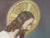 1930s 1938 First Communion Devotional Portrait in Ornate Silvered Polychrome Floral Frame For Sale - Image 5 of 13