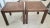 Vintage Traditional Solid Red Oak Parsons Tables - a Pair For Sale - Image 11 of 12