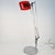 Modernist style chrome reading lamp from the 1980s. In working condition, suitable for its age. Dimensions: 56x16x16 cm...