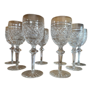 1960s Waterford Castletown Wine Glasses- Set of 8