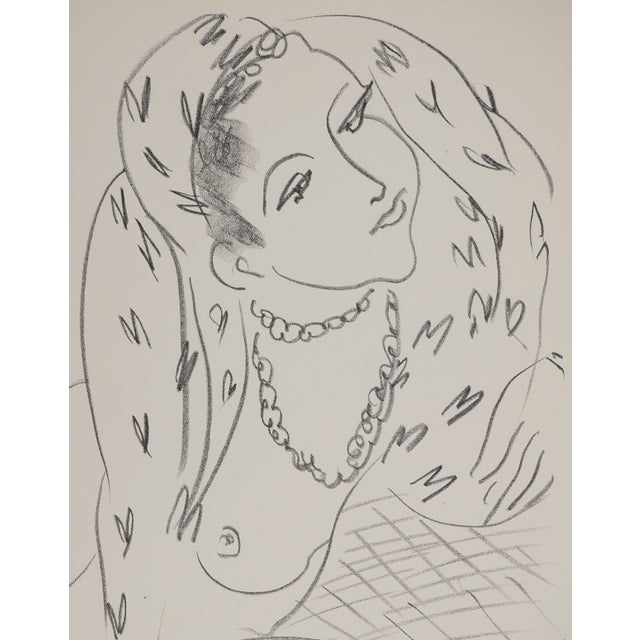 Henri Matisse (1869-1954) (after) Woman with a Headscarf Lithograph after a drawing by the artist Signed in the plate On...