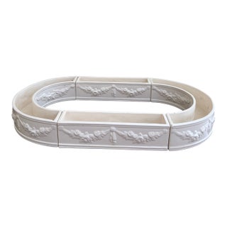 1960s Neoclassical White Porcelain Venetian Garden Centerpiece For Sale