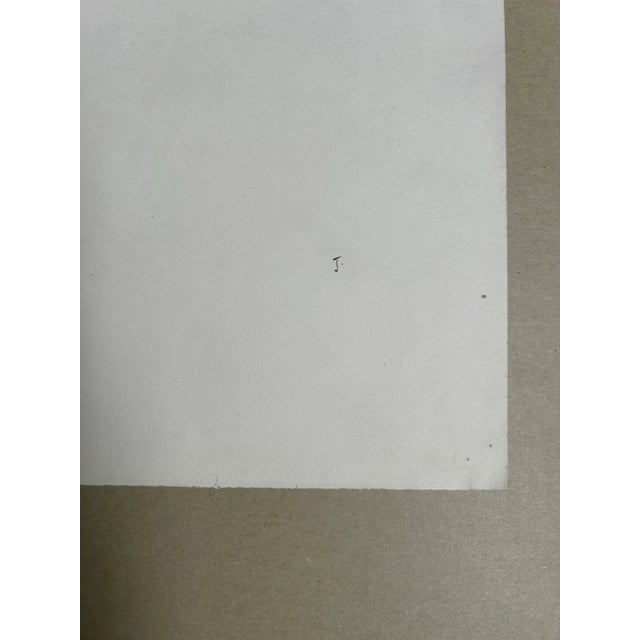 1970’s original female nude study drawing. Signed with initial. With original mat which should be replaced as it has...