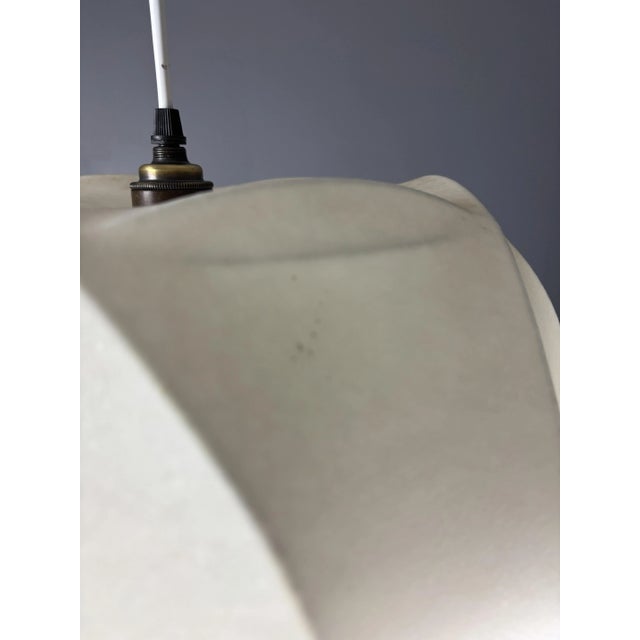 Midcentury Space Age Cocoon Hanging Pendant Ceiling Lamp, 1960s from Goldkant Leuchten For Sale - Image 13 of 17