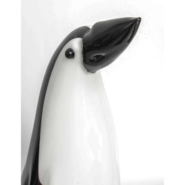 1980s 1980s Large Pair of "Cristalleria Stile D'Arte" Artisan Glass Penguins For Sale - Image 5 of 11