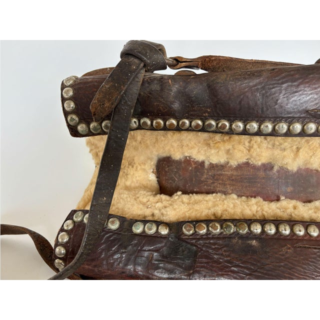 Brown 1920s Antique Pony Saddle For Sale - Image 8 of 11