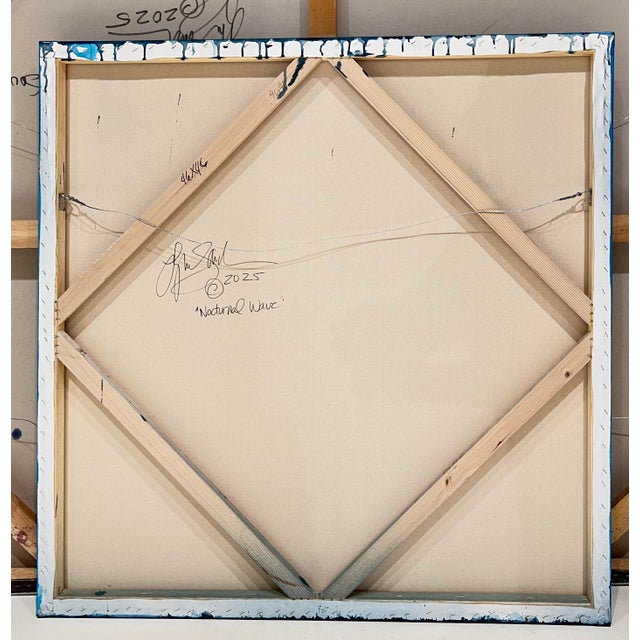 Abstract Nocturnal Wave by Lynn Sanders For Sale - Image 3 of 3