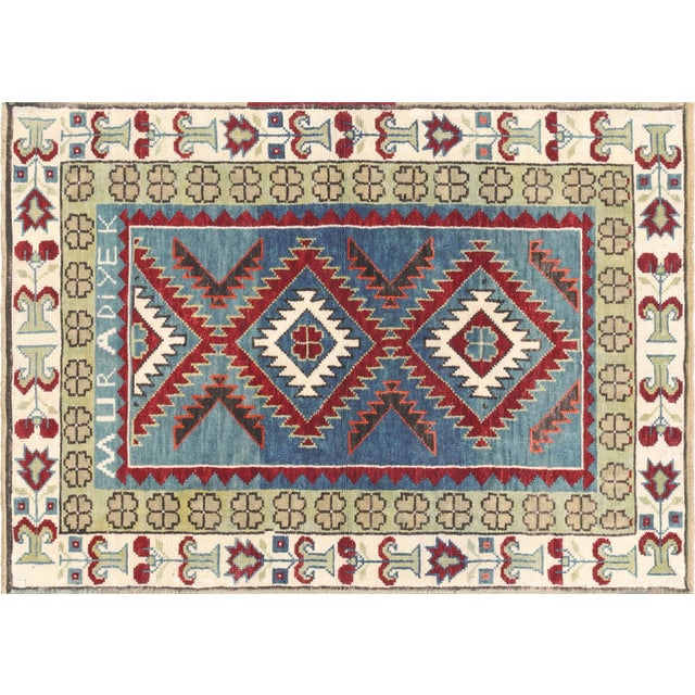 1960s Turkish Oushak Rug For Sale