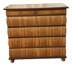 20th Century Lockable Five Drawer Chest
