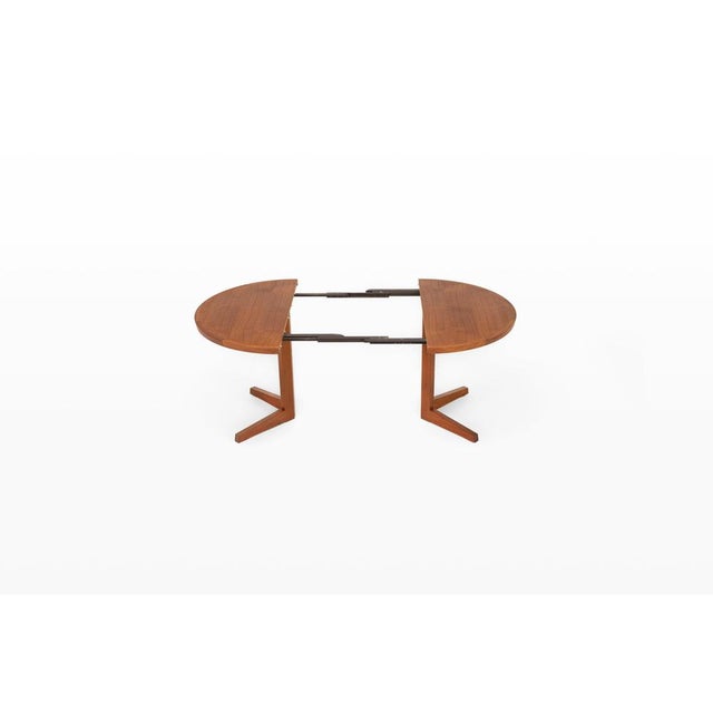 Mid-Century Modern Extendable Teak Dining Table, 1960s For Sale - Image 3 of 8
