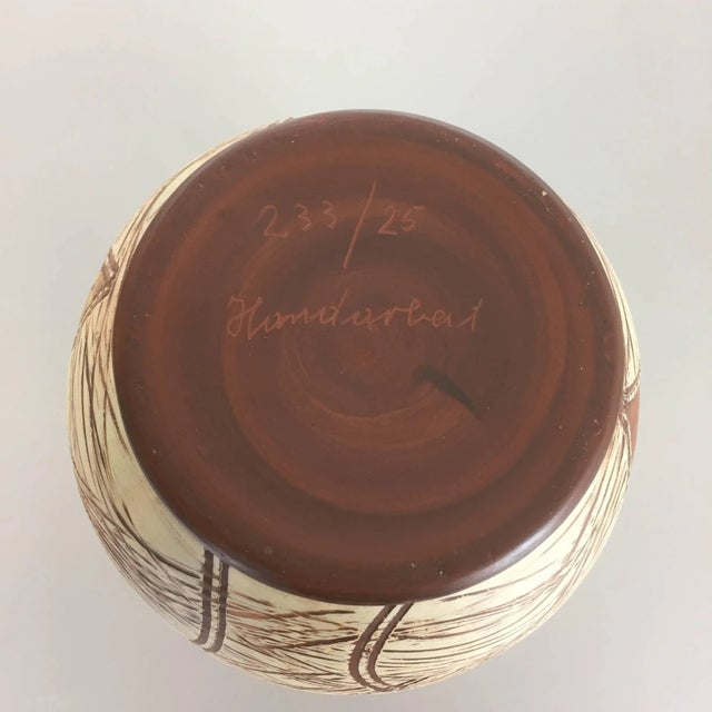 Brown Vintage Ceramic Pottery Vase by Franz Schwaderlapp for Sawa Ceramic, Germany, 1960s For Sale - Image 8 of 10