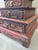Red Vintage Sumatra, Indonesia Lacquer Pyramid Shaped Jewelry Box With Five Drawers For Sale - Image 8 of 13