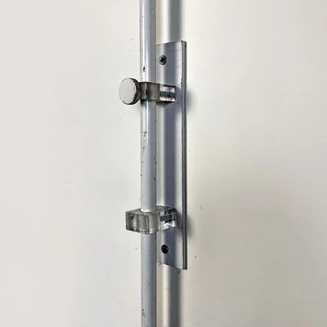 Italian Modern Metal and Acrylic Glass Adjustable Wall Arm Lamp, 1970s For Sale - Image 15 of 18